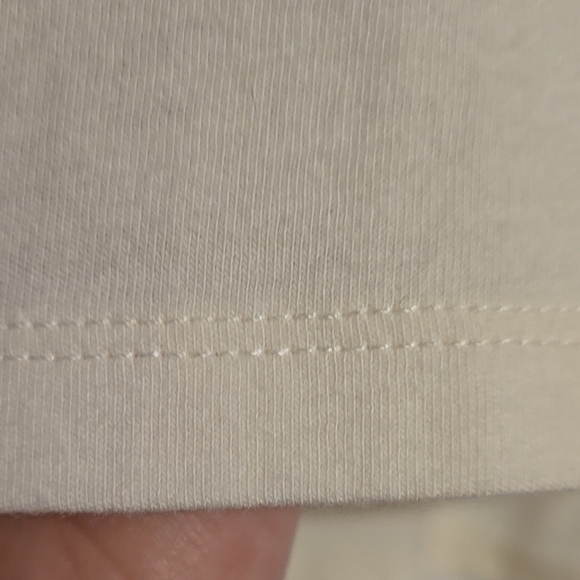 GAP Kids Beige Long Sleeve Shirt with Sequin Smiley Face - Picture 7 of 8